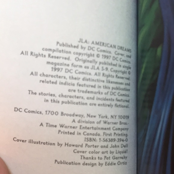 JLA American Dreams Graphic Novel - Picture 4 of 6